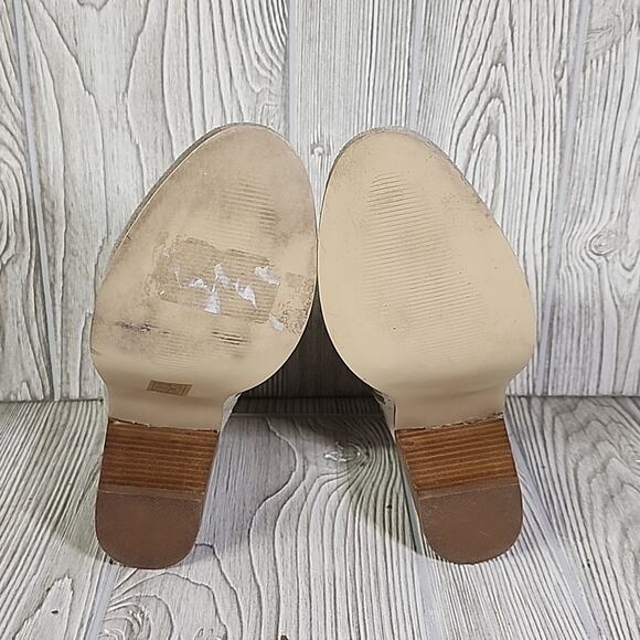 Asos Taupe Leather Suede Ankle Boots Womens Size 7 - Picture 7 of 13